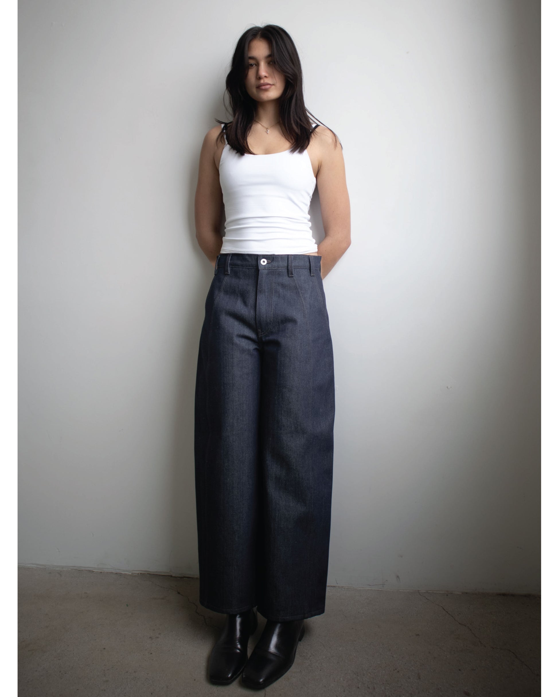 Front Seam, Wide Leg, Italian Suit Pant