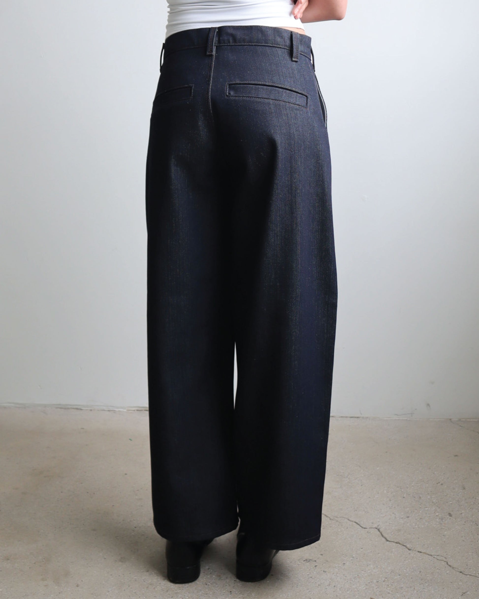 Front Seam, Wide Leg, Italian Suit Pant