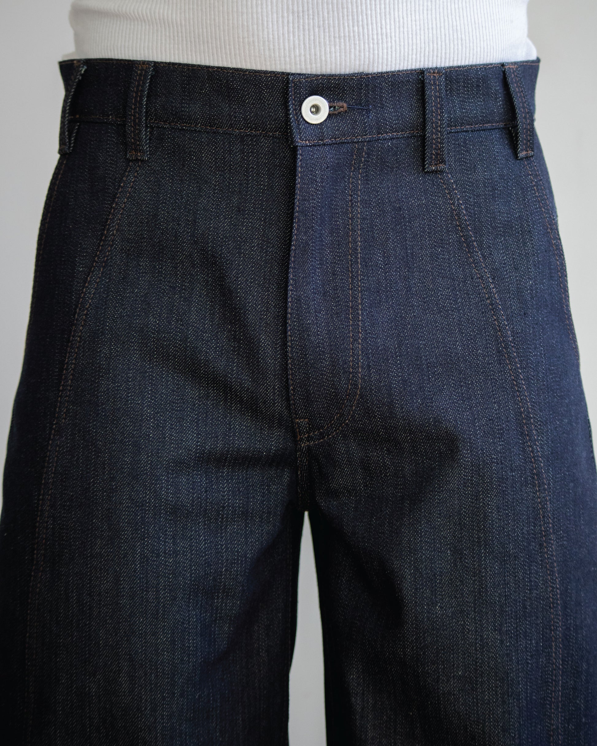 Front Seam, Wide Leg, Italian Suit Pant