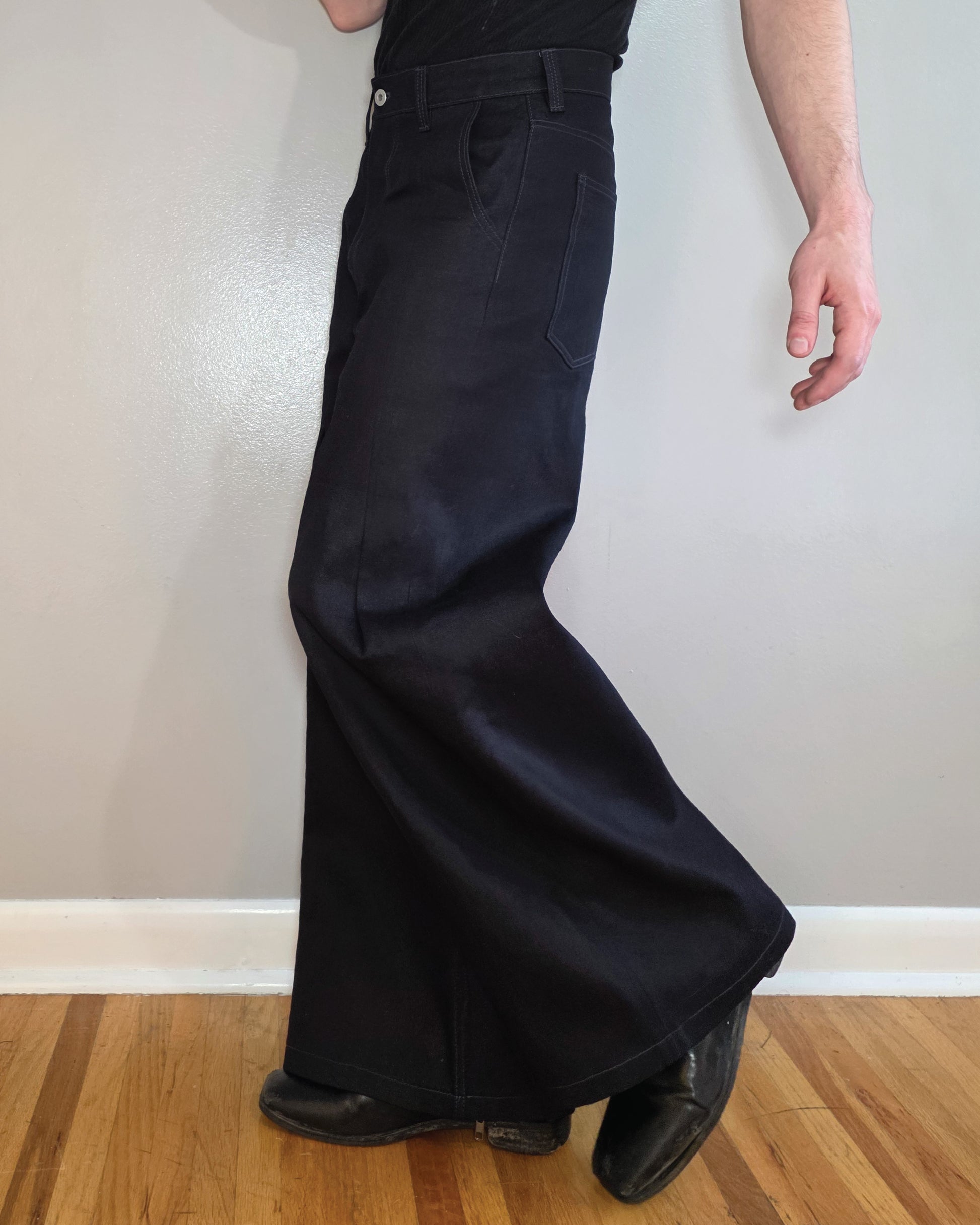 Whisker Pleated Pants